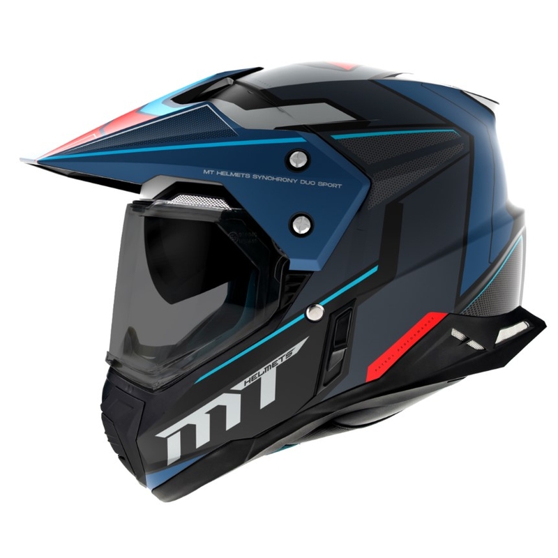 Cască de enduro MT Synchrony Duo Sport SV Patrol B7 negru-gri-albastru