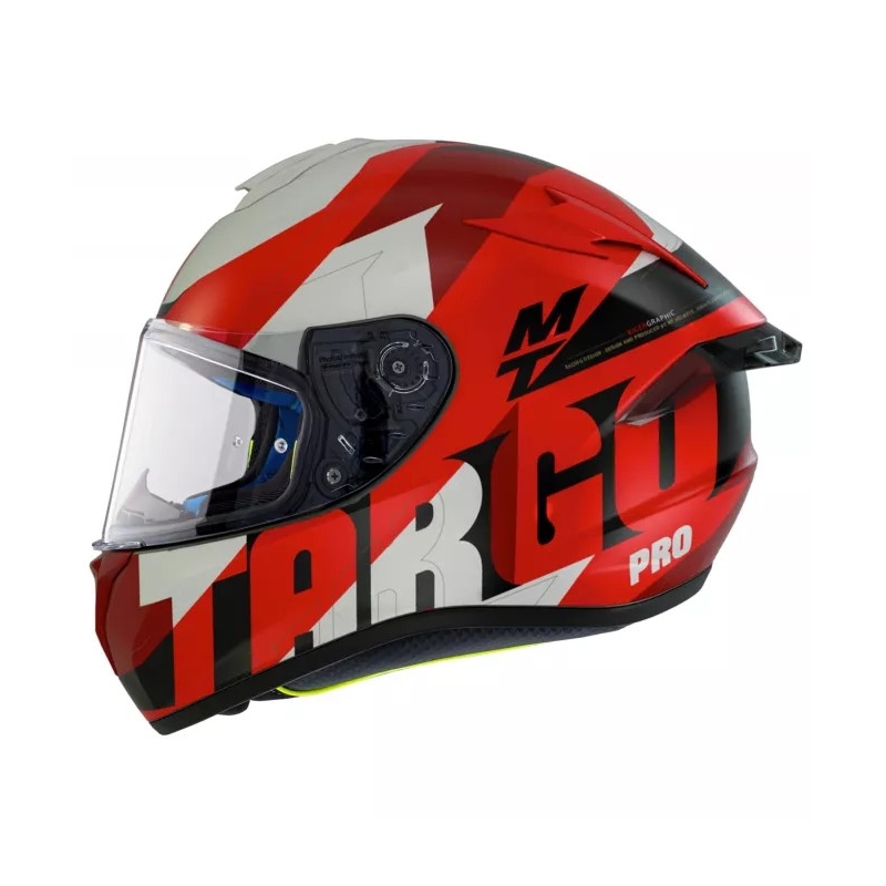 Cască de motociclist MT Targo Pro Biger integrală roșie