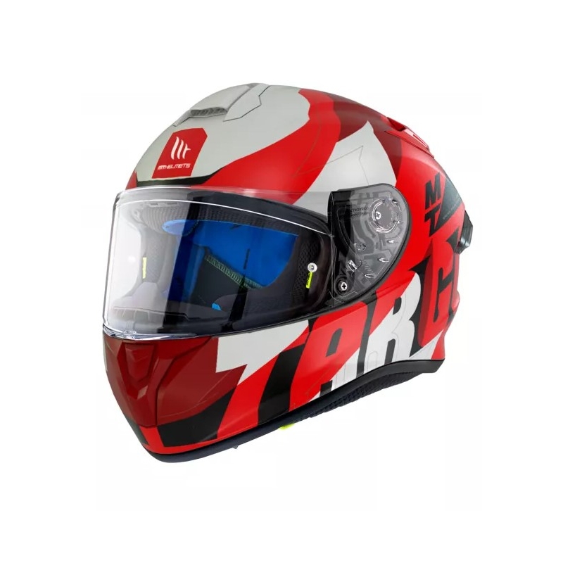 Cască de motociclist MT Targo Pro Biger integrală roșie
