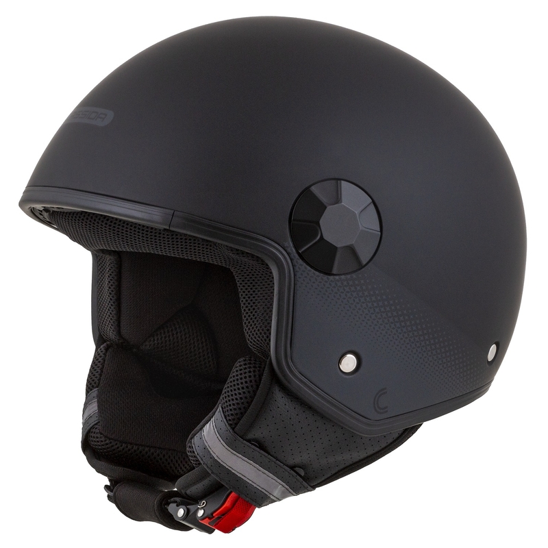 Cască de motocicletă Cassida Handy Black-Grey Open