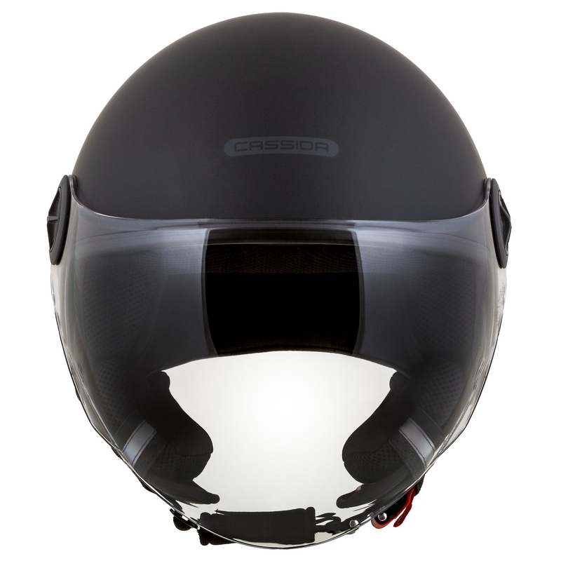 Cască de motocicletă Cassida Handy Black-Grey Open
