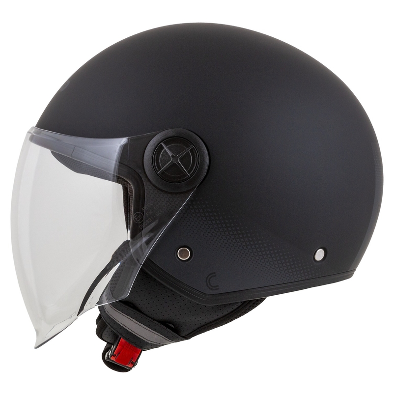 Cască de motocicletă Cassida Handy Black-Grey Open