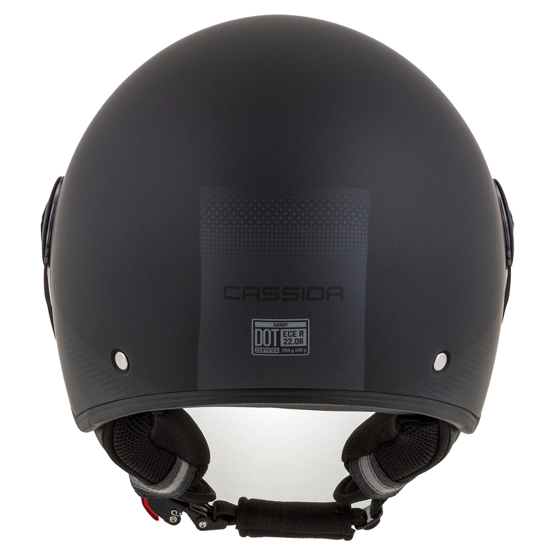 Cască de motocicletă Cassida Handy Black-Grey Open