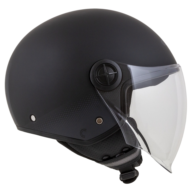 Cască de motocicletă Cassida Handy Black-Grey Open