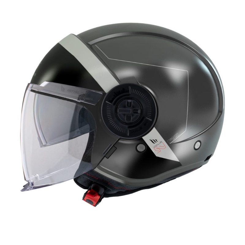 MT Viale SV 68 Units D2 cască de motociclist deschisă negru-gri