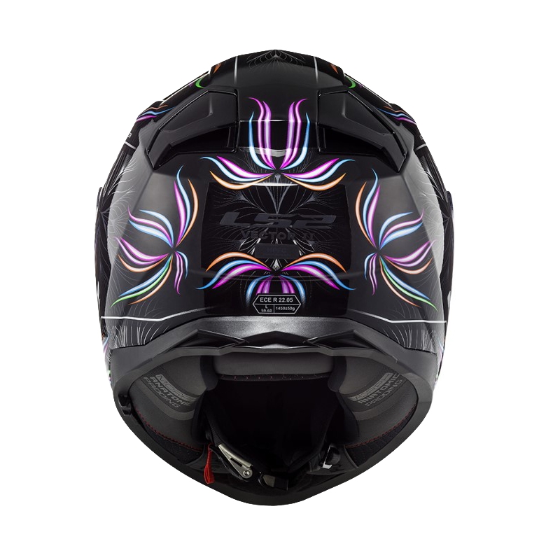 Cască de motocicletă LS2 FF811 Vector II Tropical alb-negru