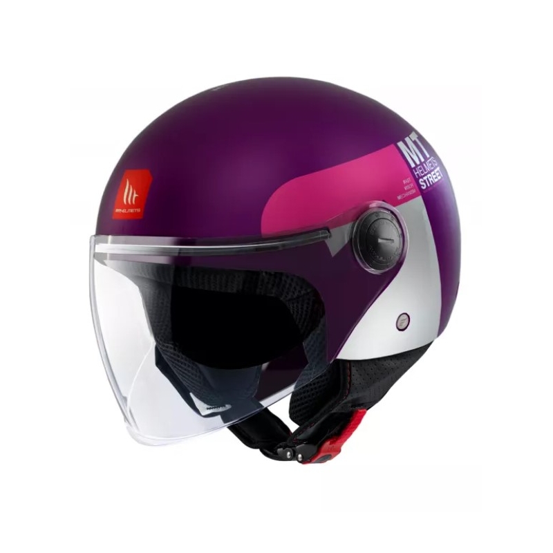 MT Street Inboard C8 Open Cască de motocicletă violet