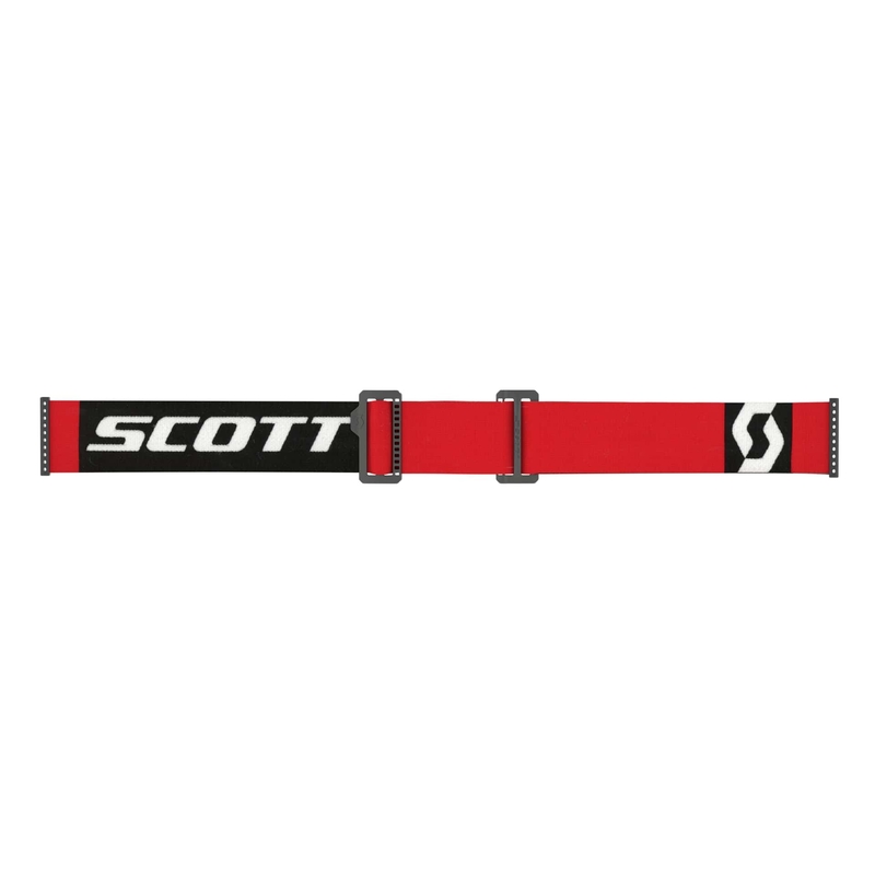 Ochelari de motocros SCOTT Prospect CH roșu-negru-argintiu