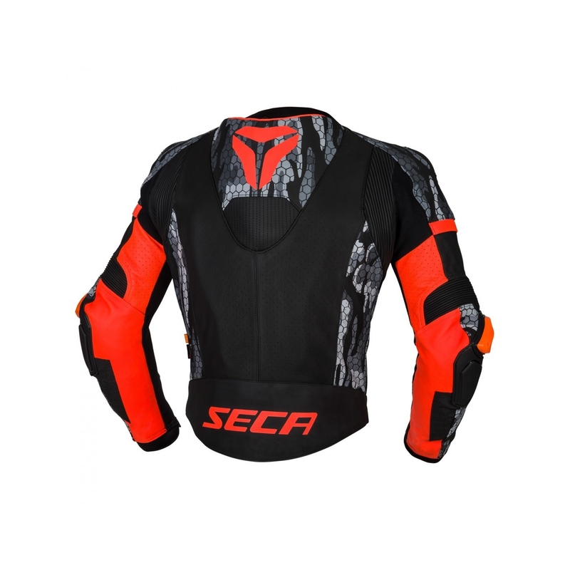 Jachetă pentru bărbați SECA SRS II negru-roșu-fluorescent lichidare
