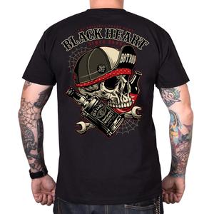 Tricou pentru bărbați Black Heart Commander negru