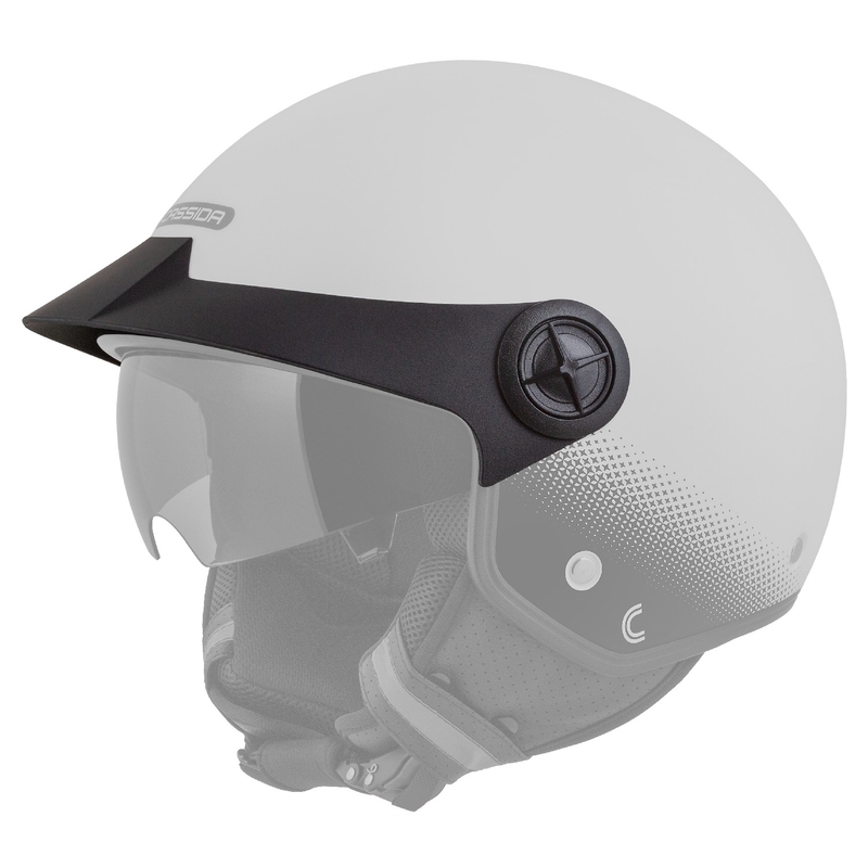 Cassida Handy Plus cască de motociclist deschisă alb-negru