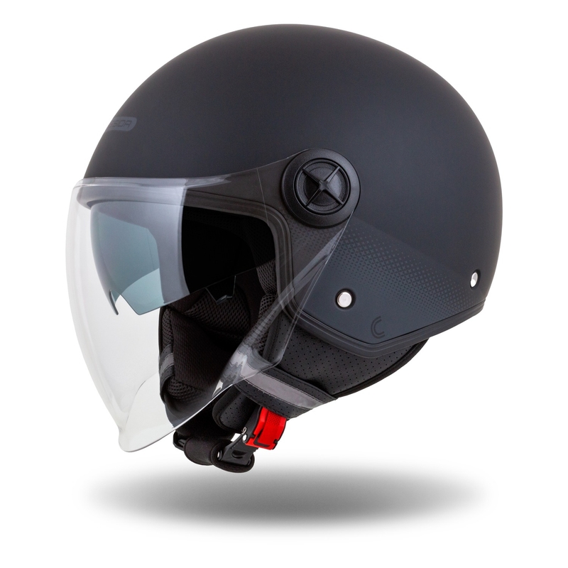 Cască de motociclist Cassida Handy Plus open negru-gri