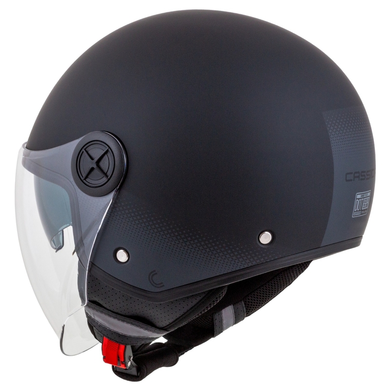 Cască de motociclist Cassida Handy Plus open negru-gri