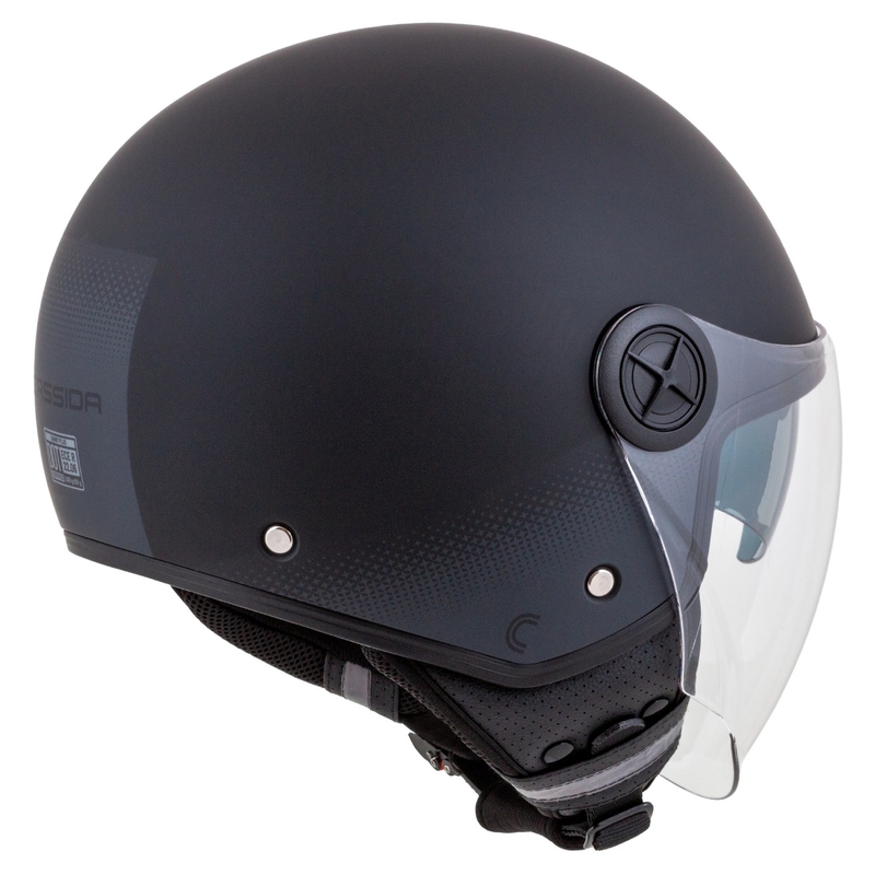 Cască de motociclist Cassida Handy Plus open negru-gri