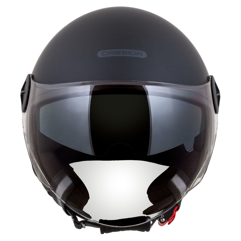 Cască de motociclist Cassida Handy Plus open negru-gri