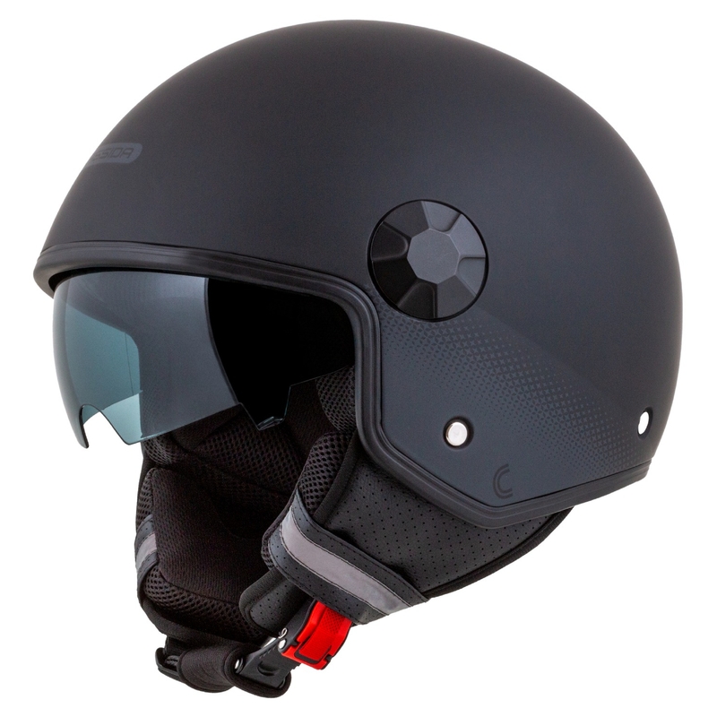 Cască de motociclist Cassida Handy Plus open negru-gri