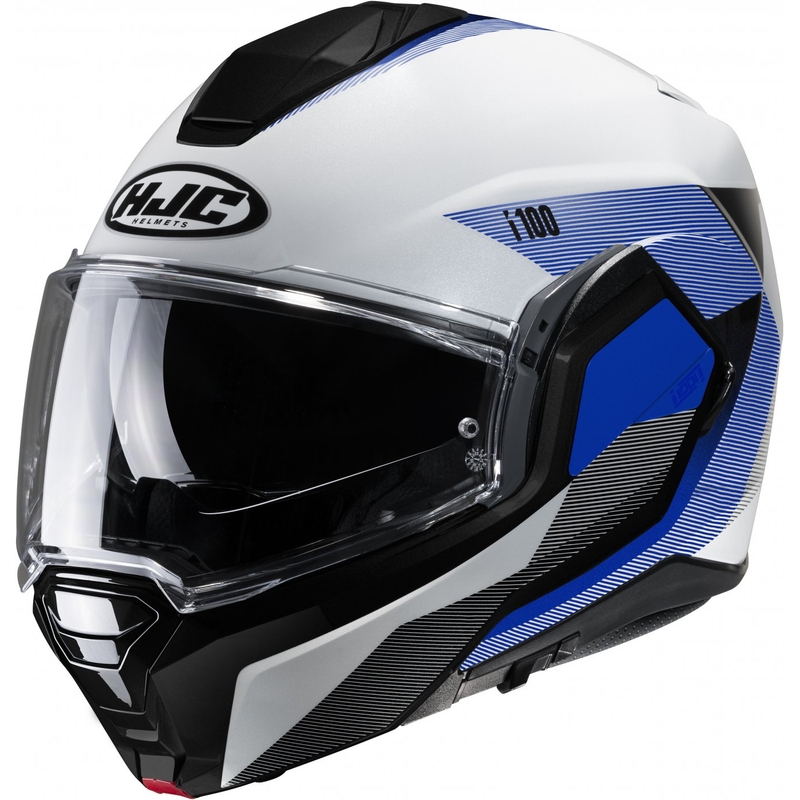 Casca Moto HJC i100 Beston MC2 Flip Up Negru Albastru Alb Reducere lichidare