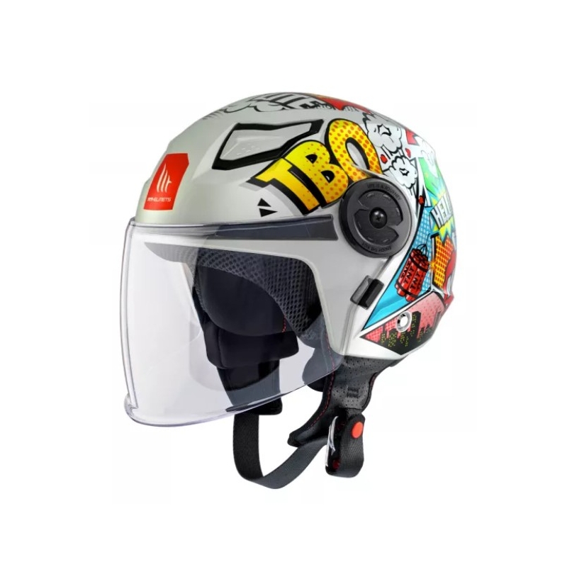 MT Lite Tbo A0 Cască de motocicletă deschisă pentru copii