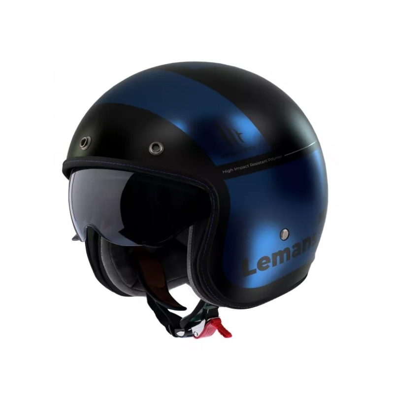 MT LeMans 2 SV Quality B7 Cască de motocicletă deschisă negru-albastru