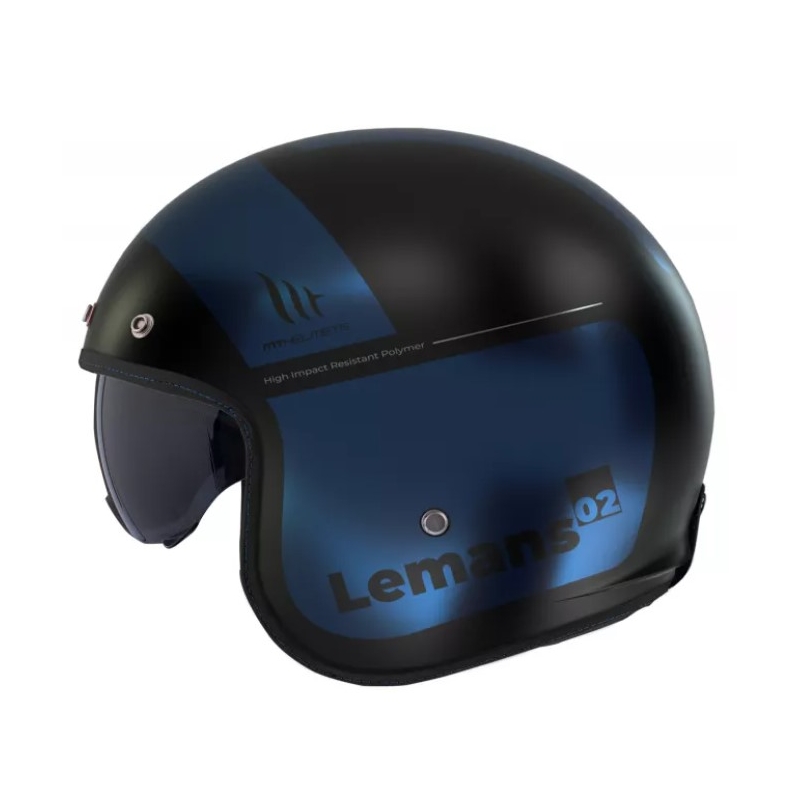 MT LeMans 2 SV Quality B7 Cască de motocicletă deschisă negru-albastru