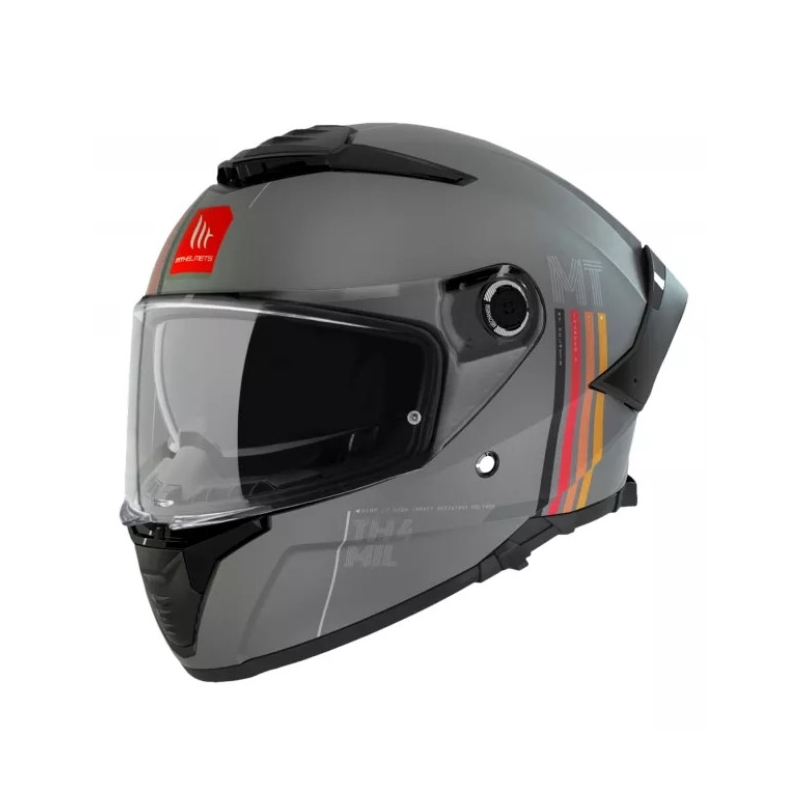Cască Moto Integrală MT Thunder 4 SV Mil C2 Gri Mat Reducere lichidare