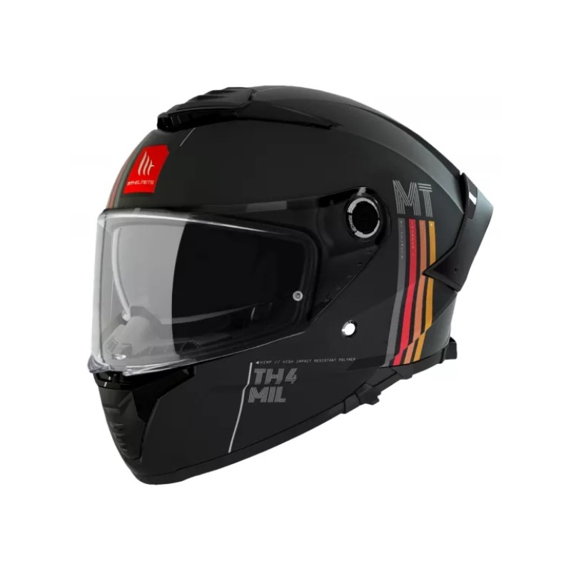 MT Thunder 4 SV Mil A11 cască de motocicletă integrală negru mat lichidare