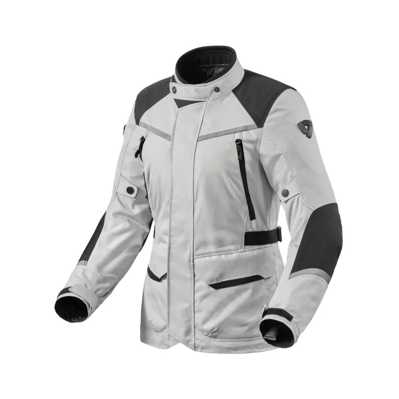 Revit Voltiac 3 H2O Jacheta de motocicletă pentru femei Argintiu și negru