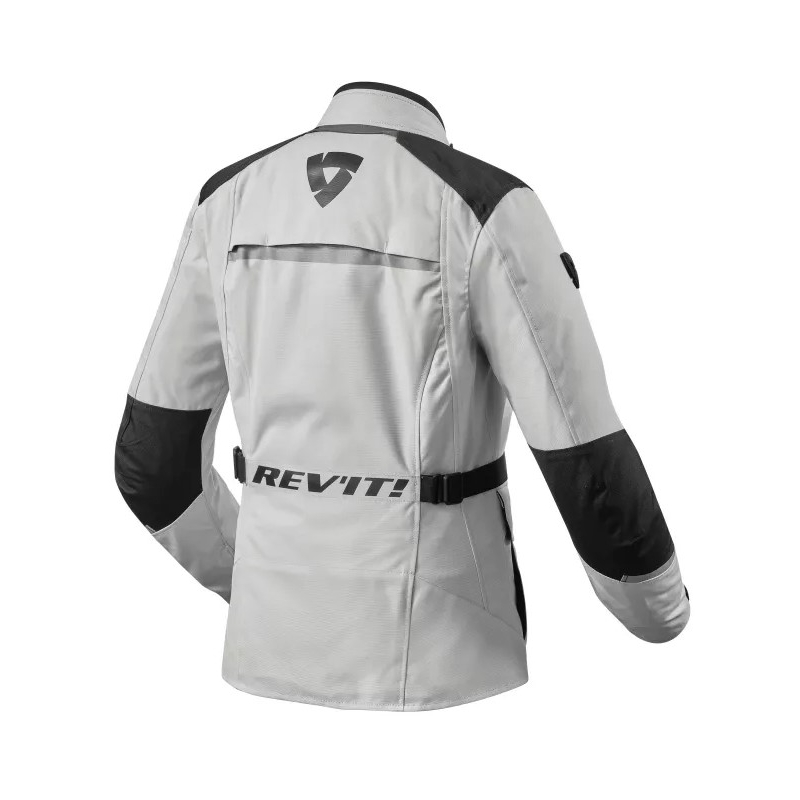 Revit Voltiac 3 H2O Jacheta de motocicletă pentru femei Argintiu și negru