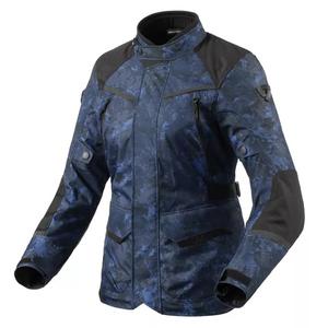 Jachetă de motocicletă pentru femei Revit Voltiac 3 H2O camuflaj albastru pentru motociclete výprodej
