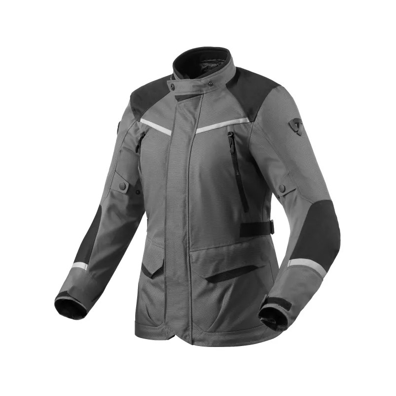 Revit Voltiac 3 H2O Jachetă de motocicletă pentru femei, gri și negru