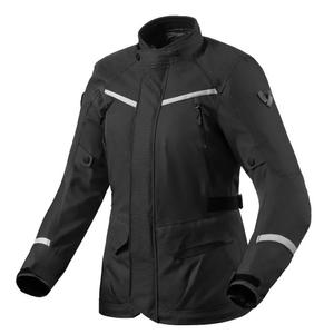 Jachetă de motocicletă Revit Voltiac 3 H2O negru și argintiu pentru femei Revit Voltiac 3 H2O negru și argintiu