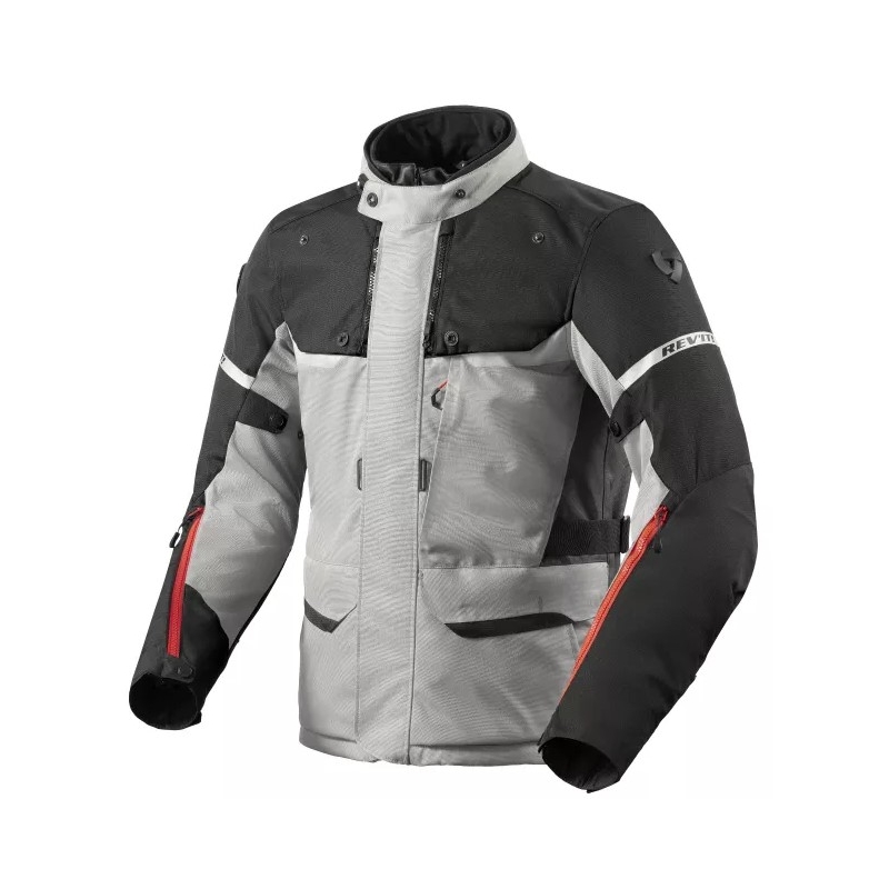 Jachetă pentru motociclete Revit Outback 4 H2O negru-argintiu