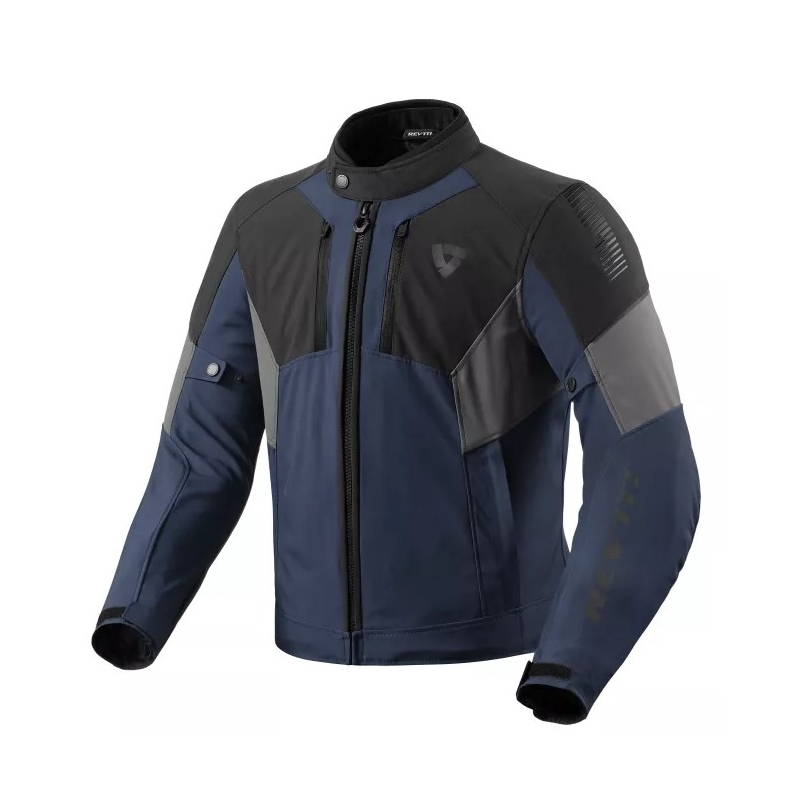 Geacă de motocicletă Revit Catalyst H2O albastru-negru