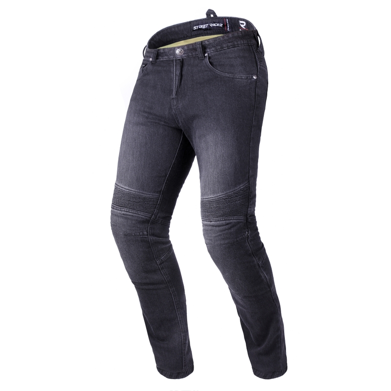 Blugi moto pentru femei Street Racer Spike II CE Negri - Calitate II
