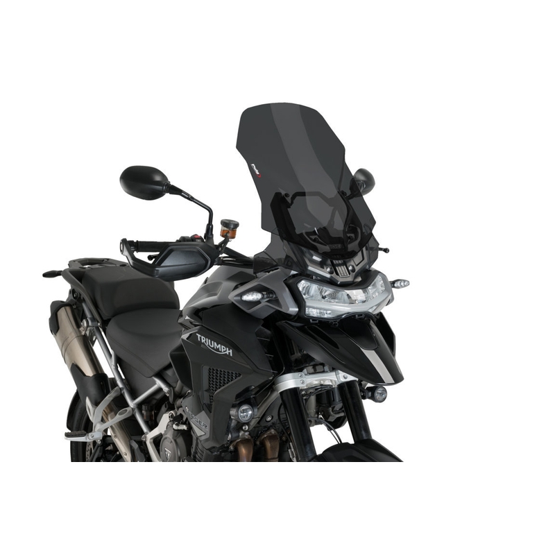 Parbriz PUIG TOURING dark smoke pentru TRIUMPH Tiger 1200 Explorer / GT Explorer 2022-2023