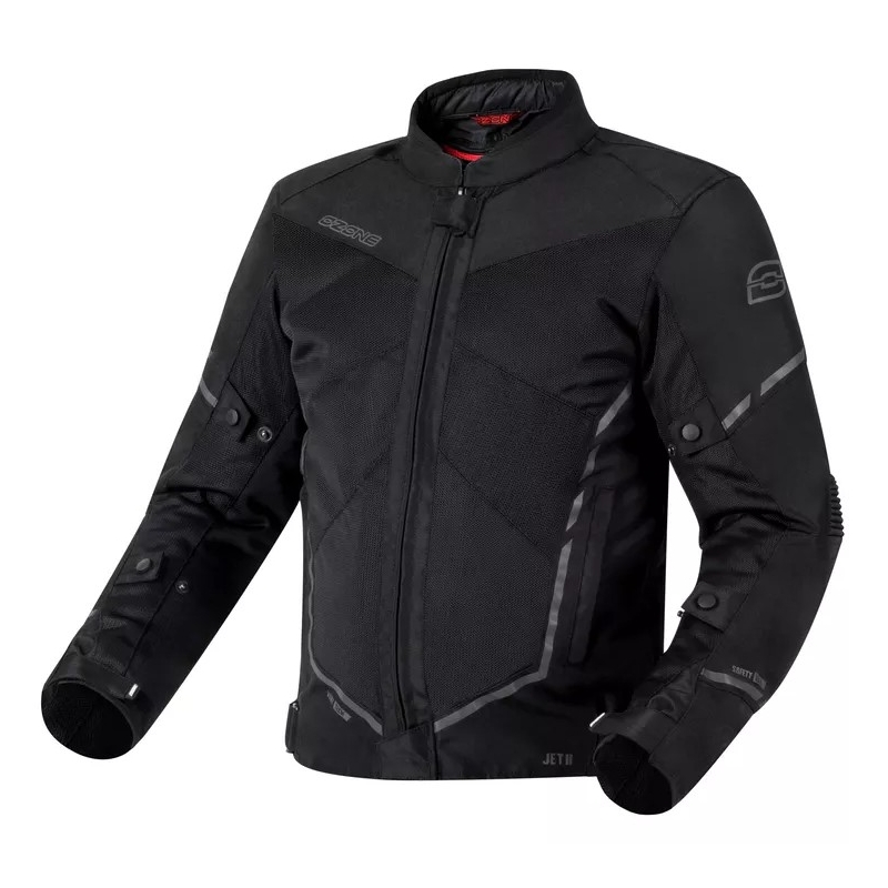Jachetă moto Ozone Jet II negru lichidare