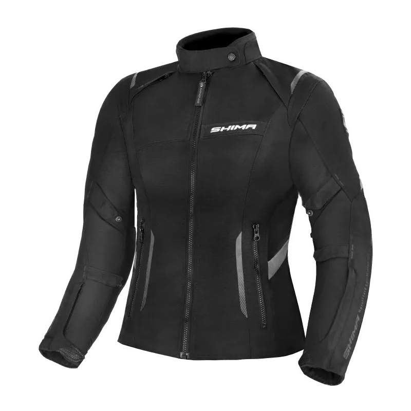 Jachetă moto pentru femei Shima Rush negru lichidare
