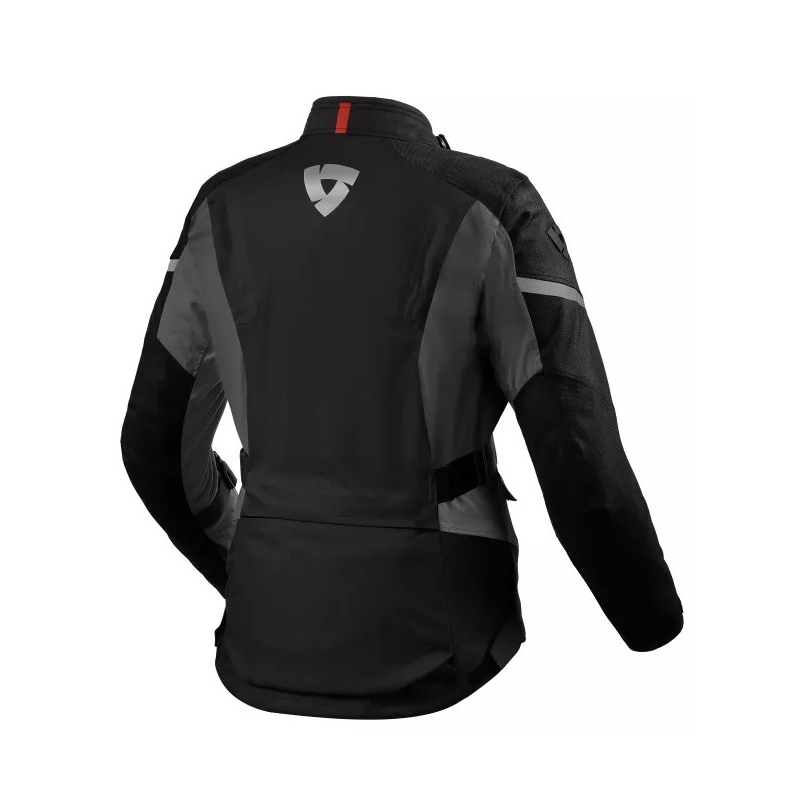 Jachetă de motocicletă Revit Horizon 3 H2O negru și alb pentru femei