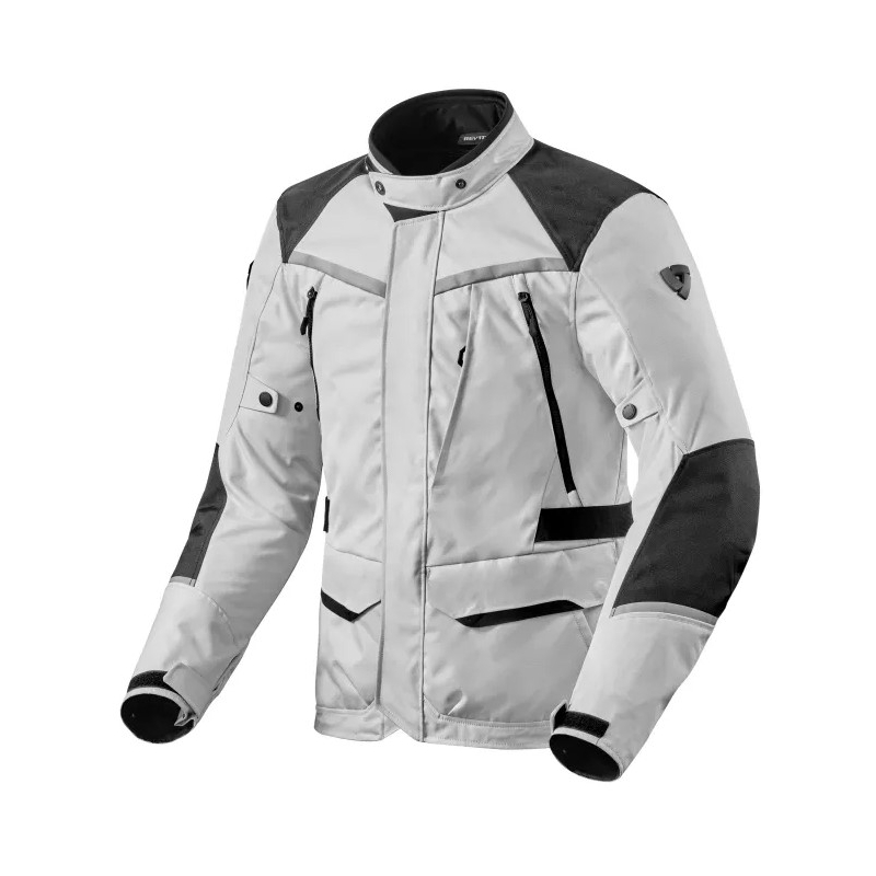 Jachetă pentru motociclete Revit Voltiac 3 H2O negru-argintiu