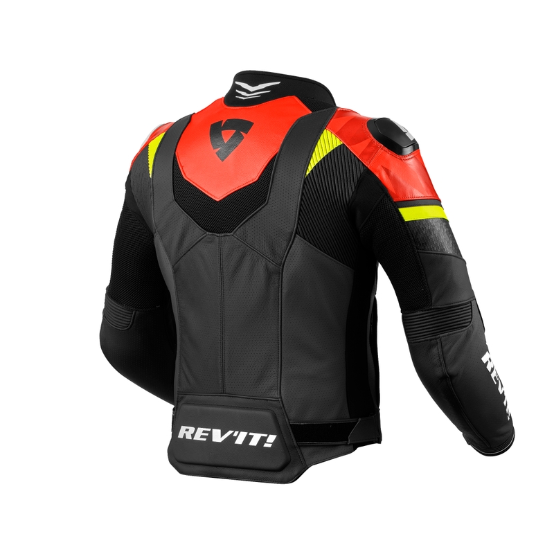 Revit Hyperspeed 2 Air jachetă de motocicletă negru-roșu-fluo lichidare