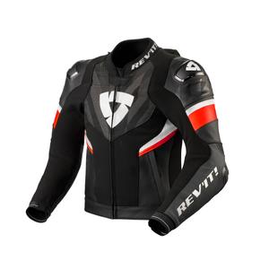 Revit Hyperspeed 2 Pro jachetă de motocicletă negru-fluo roșu