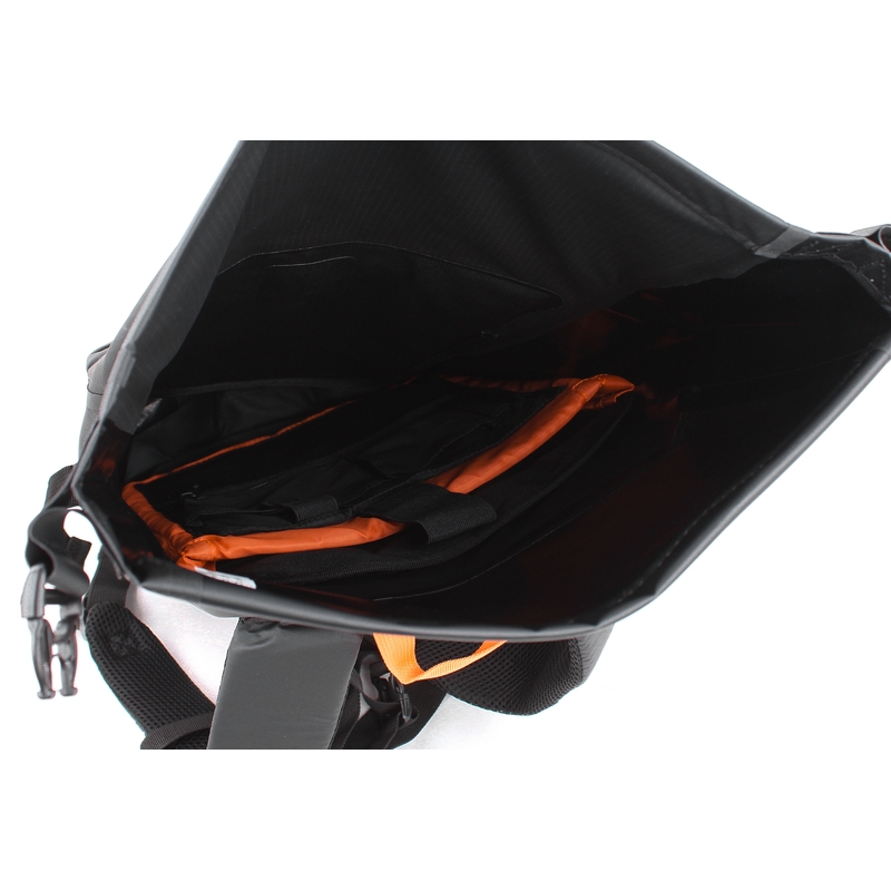 Rucsac impermeabil Oxford AQUA EVO negru-portocaliu 22 l