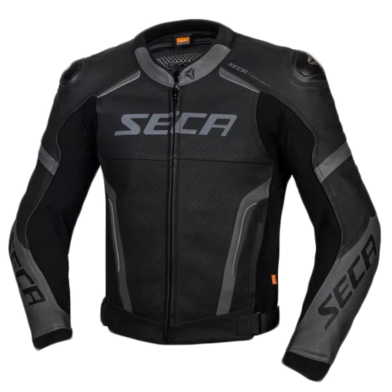 SECA Hooligan Geacă de motocicletă din piele neagră SECA Hooligan lichidare