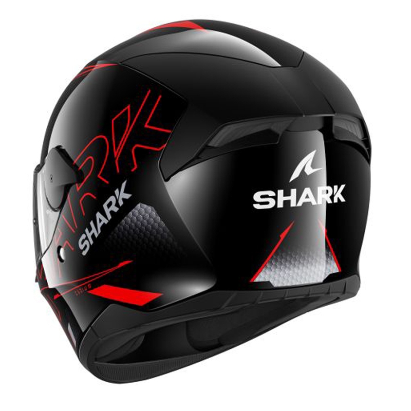 Cască integrală pentru motociclete SHARK D-SKWAL 2 Cadium negru-roșu