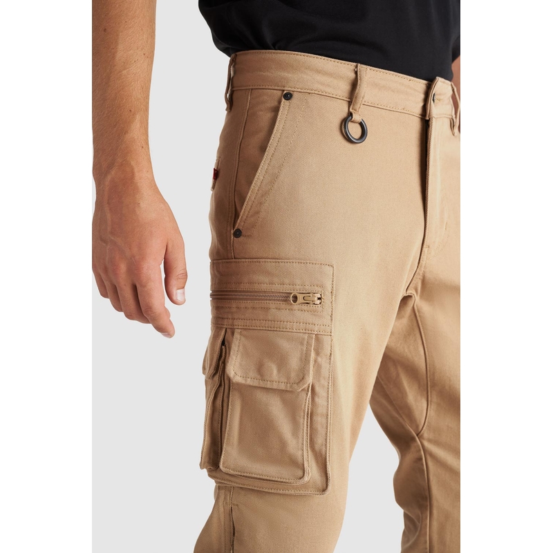 PANDO MOTO Desert Desert Pantaloni moto Cargo bej