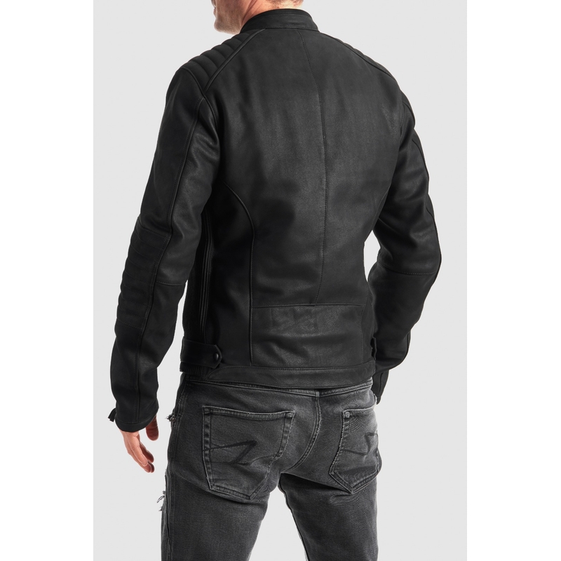 Jachetă de motocicletă din piele PANDO MOTO Tatami LT 01 negru lichidare