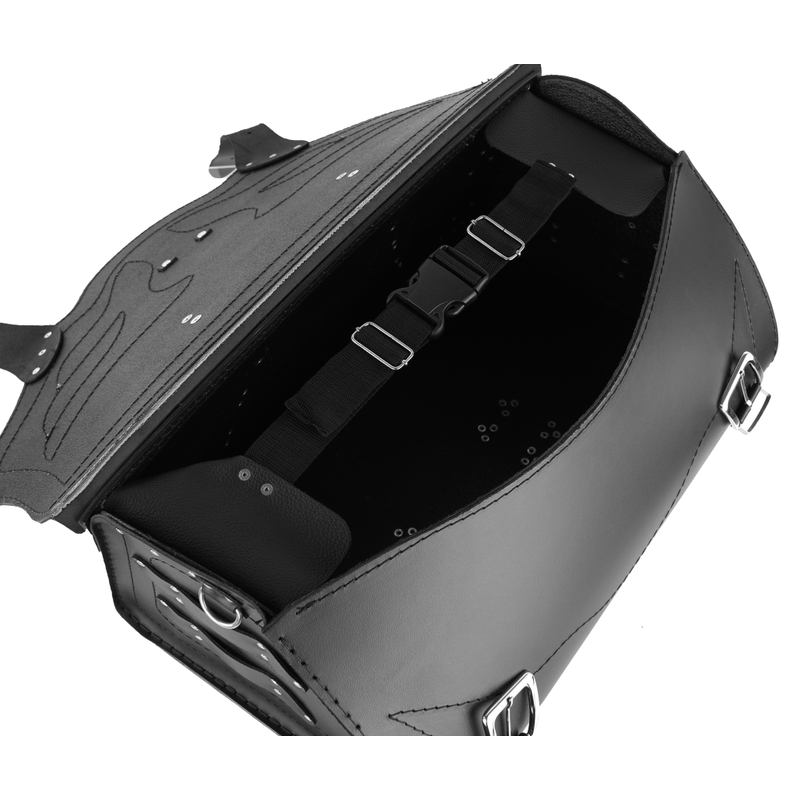 Chopper RSA-222B Cazul de motocicletă din piele Skull Chopper RSA-222B lichidare