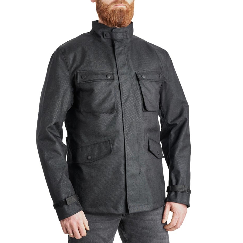 Jachetă de motocicletă PANDO MOTO M65 WP negru lichidare