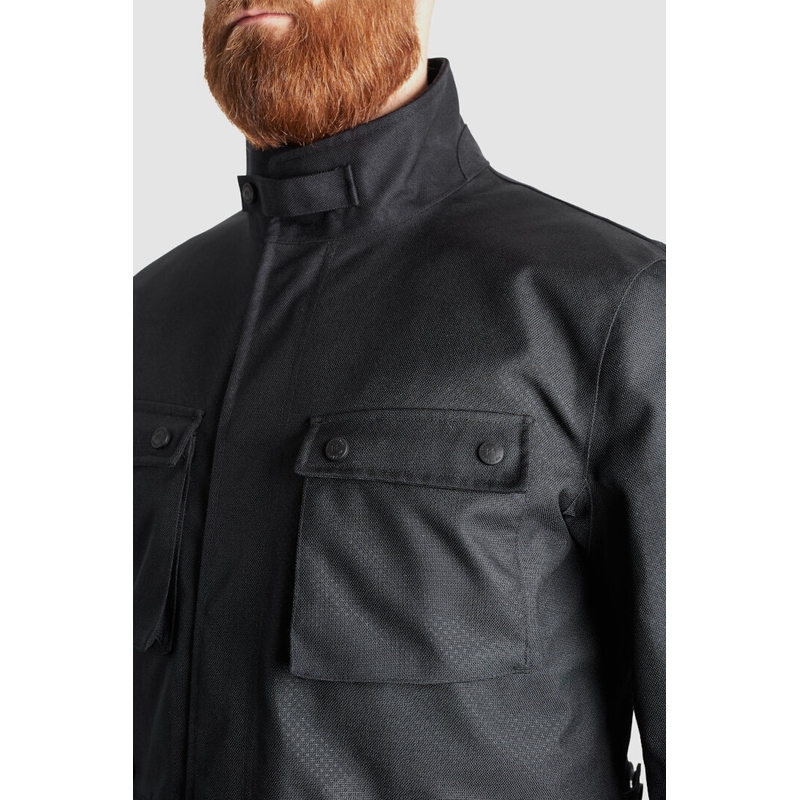 Jachetă de motocicletă PANDO MOTO M65 WP negru lichidare