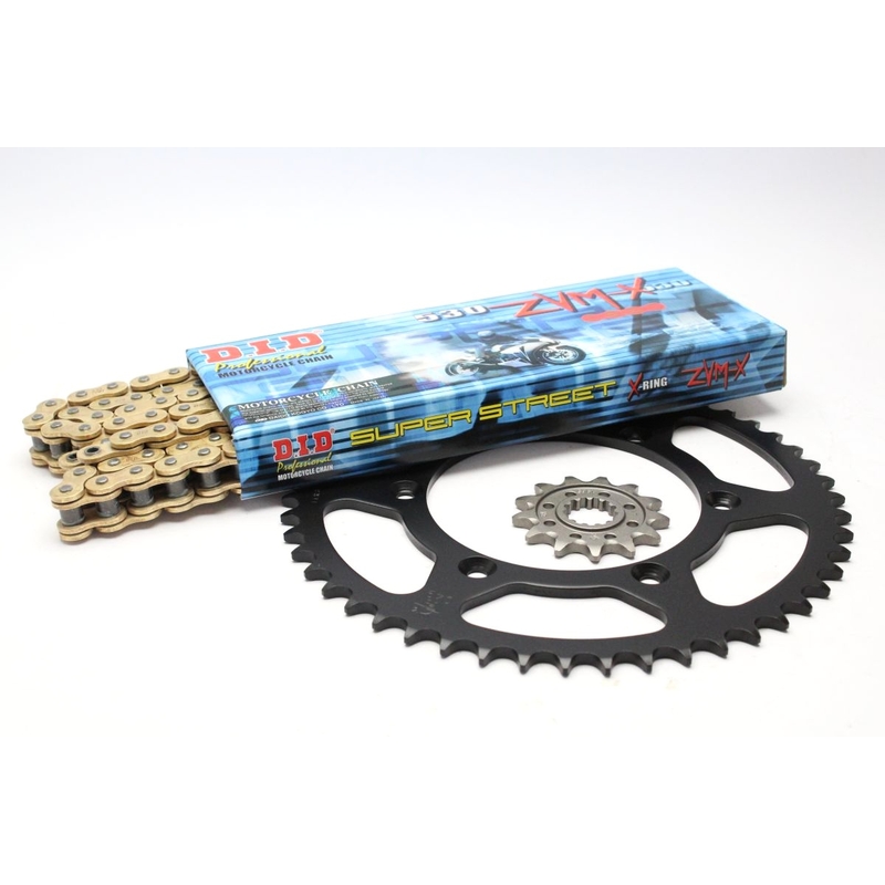Kit de lant D.I.D + JT ZVM-X serie in gold color